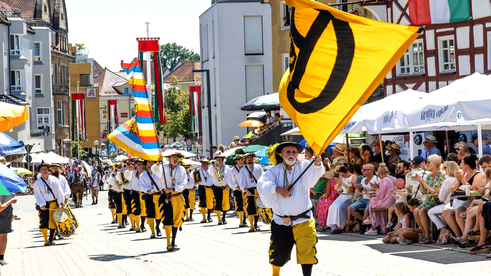 Fanfarenzug in Laupheim