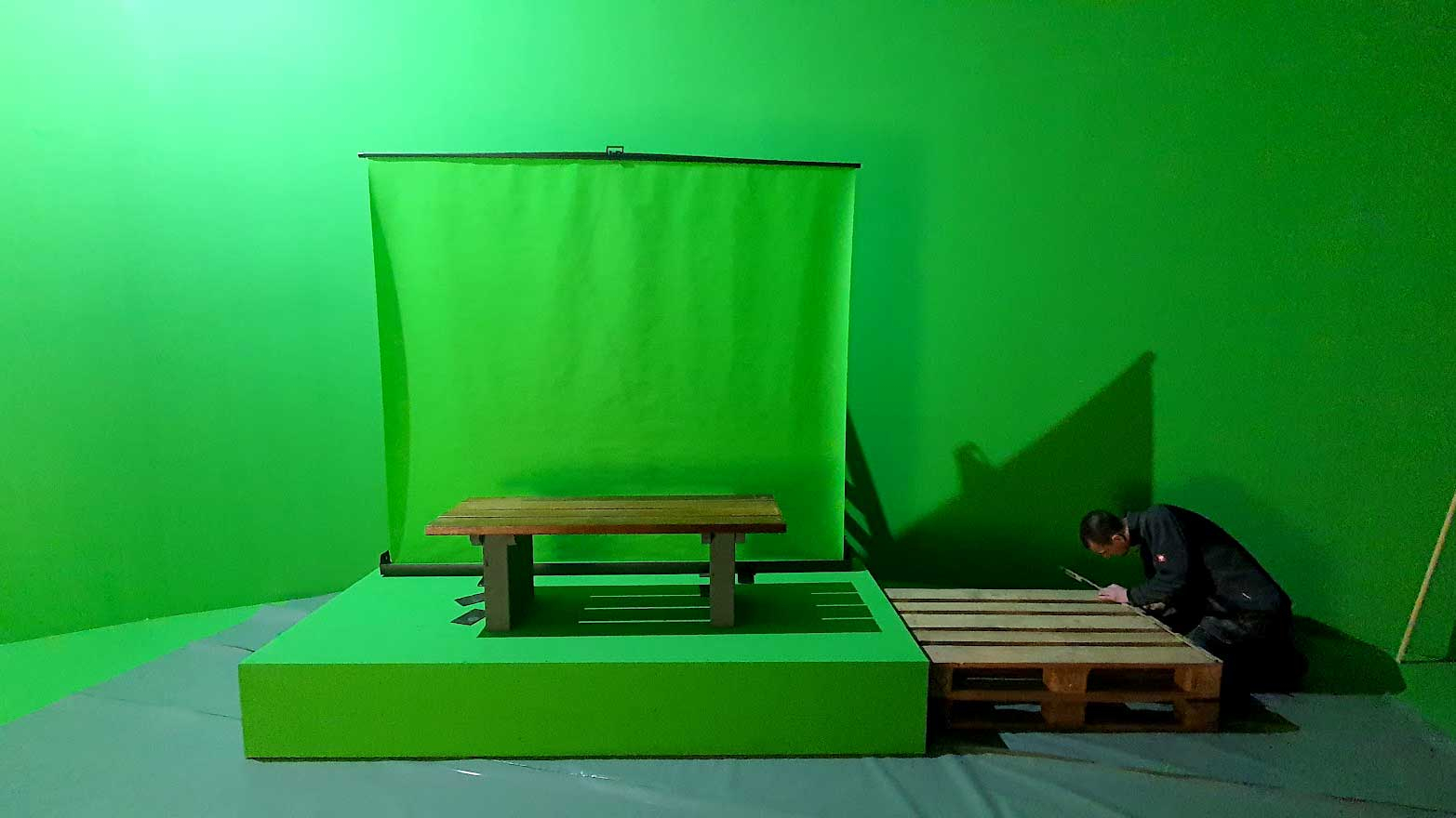 Der Trick mit dem green screen