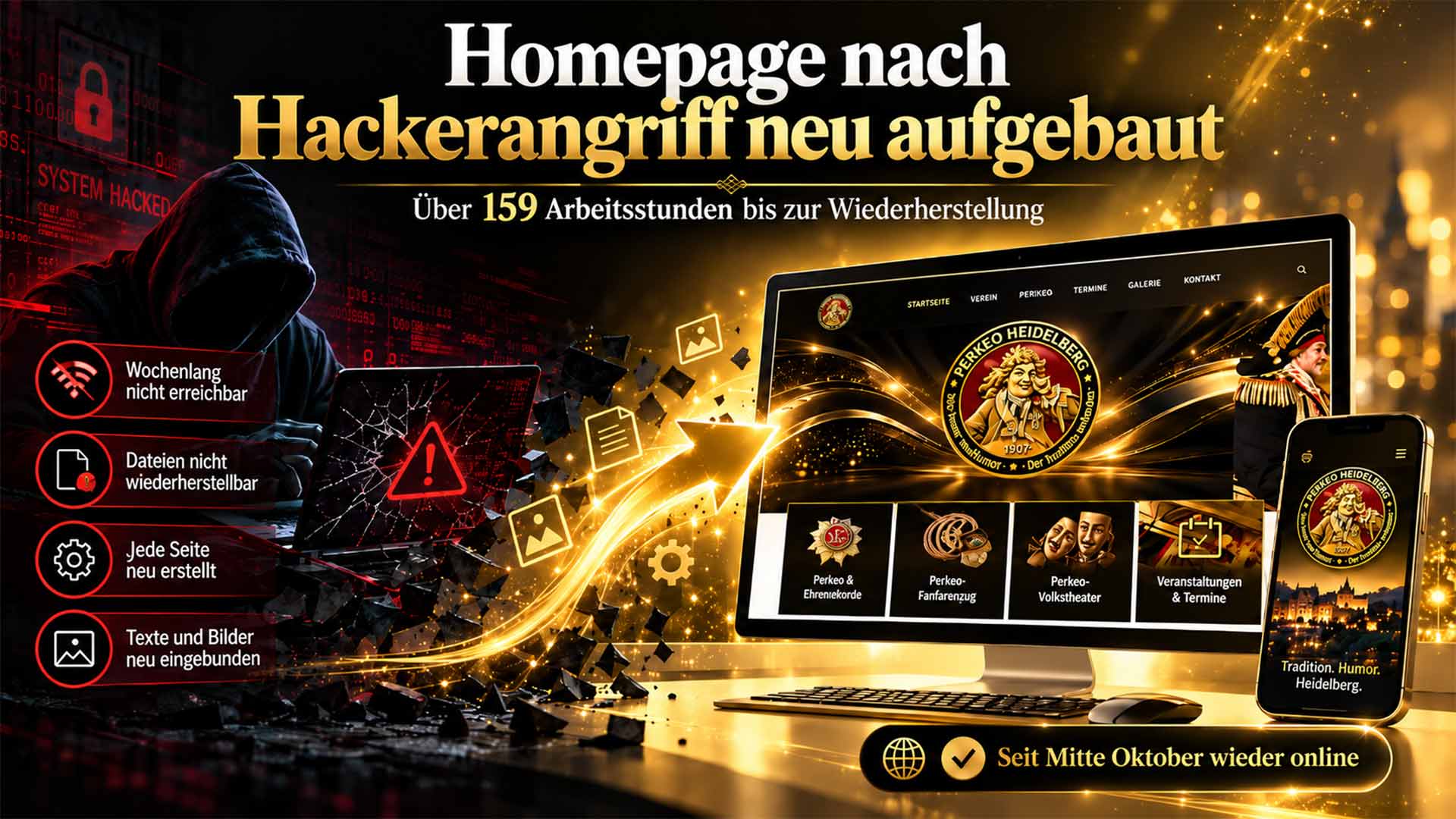 Hackerangriff auf Homepage
