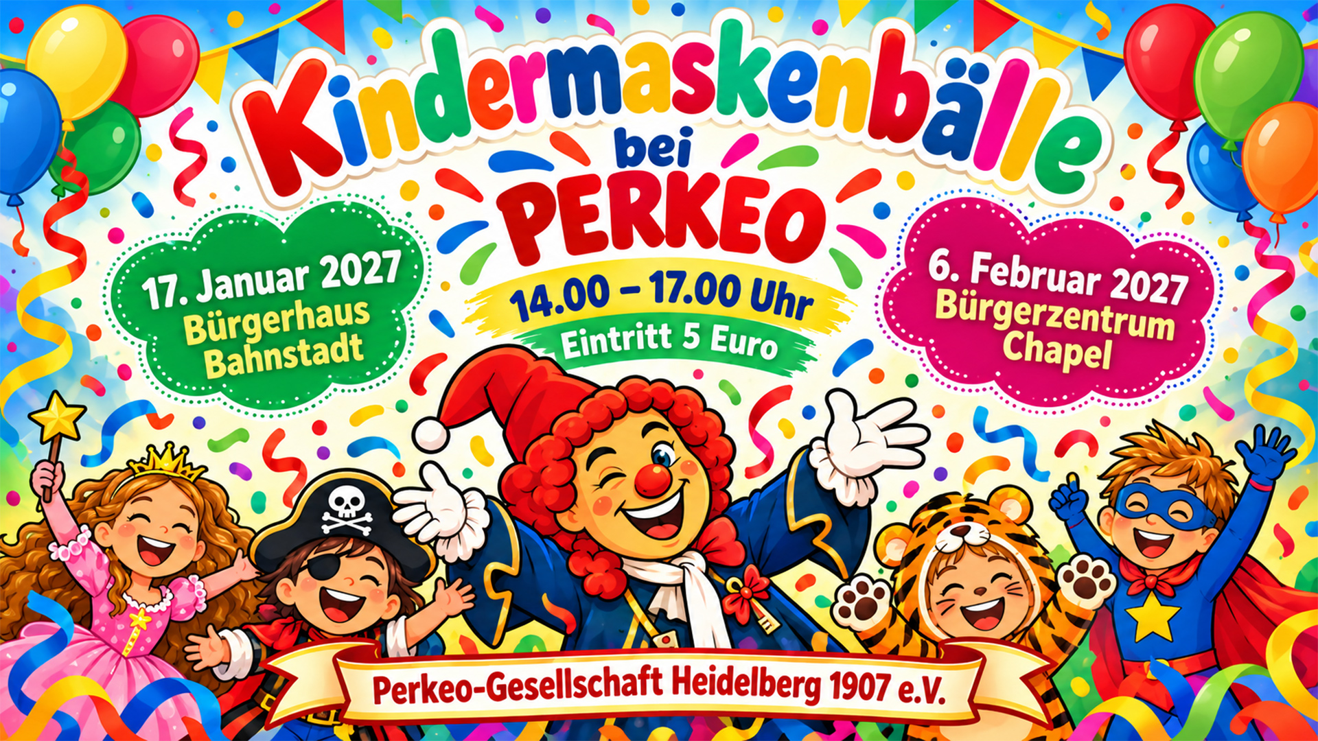 Kindermaskenbälle 2027