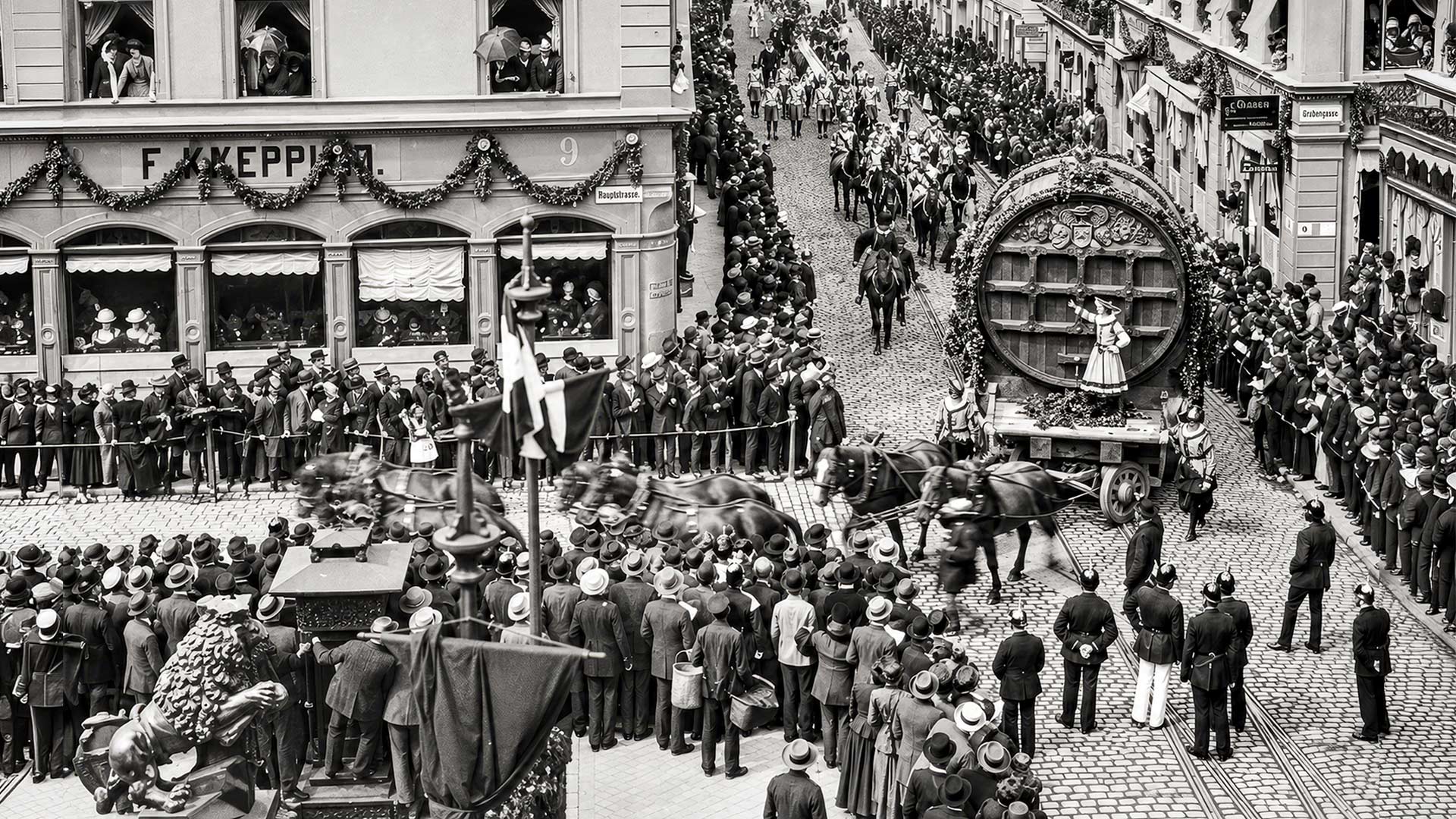 Fastnachtzug vor 125 Jahren