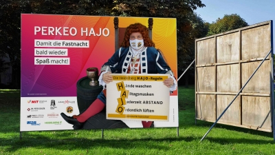 Perkeo auf Großplakaten