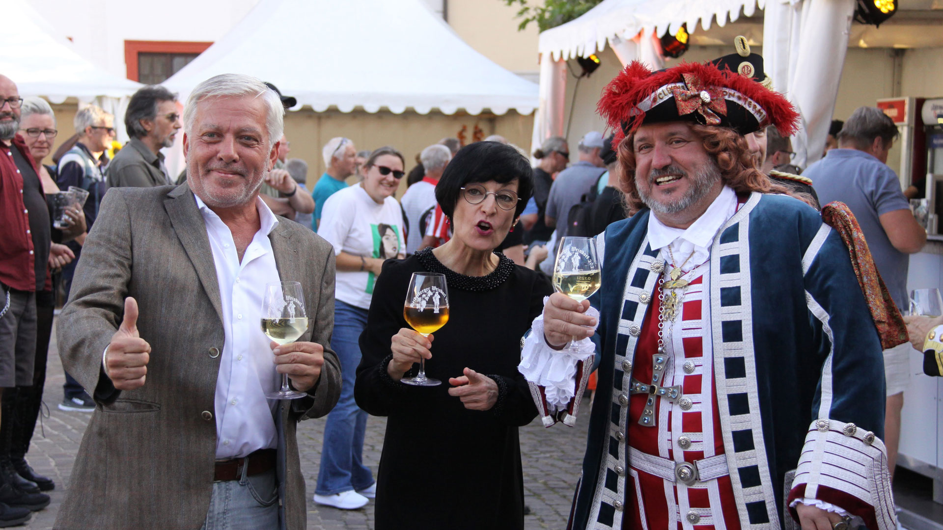 Eröffnung Heidelberger Weindorf 2023